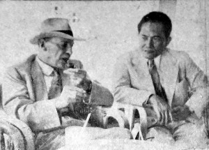 Mr Sunario seaktu menjabat Dubes RI untuk Inggris pada 1954, bersama pemimpin Inggris Clement Richard Attlee/wikiwand
