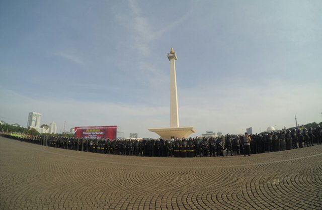 TNI-Polri Apel Bersama Tunjukkan Soliditas