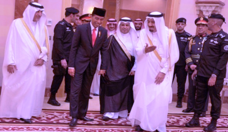 Tur ke Asia, Saudi Mencari Pijakan