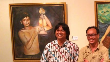 Romo Suga Sen (pakai batik) dan Romo MoWan/YUK