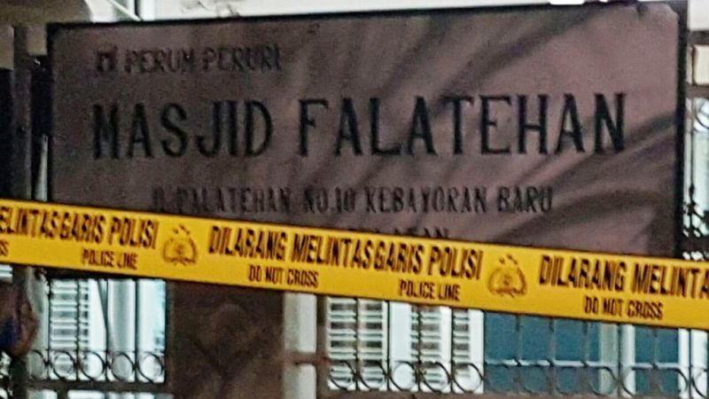 Penikam Brimob di Masjid Falatehan Pedagang Kosmetik