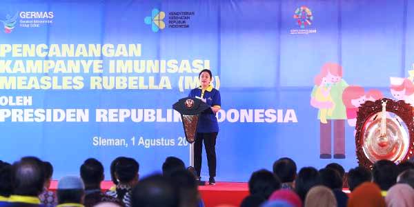 Pemerintah Bertekad Indonesia Bebas Campak 2020