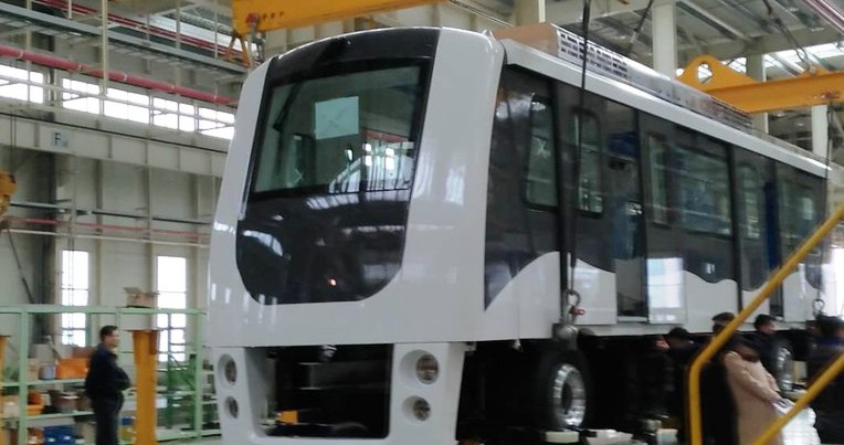 Uji Coba Skytrain di Bandara Soekarno-Hatta