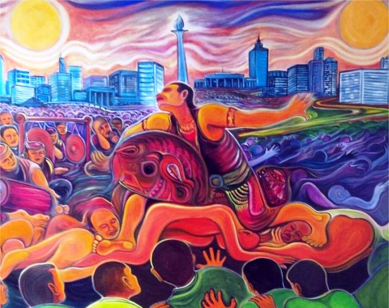 Perupa Yos Suprapto Dikejar Cakrawala