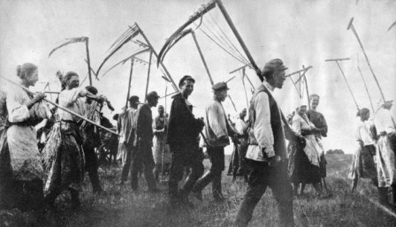 Kolektivisasi pertanian Uni Soviet di bawah Stalin [Foto: Istimewa]