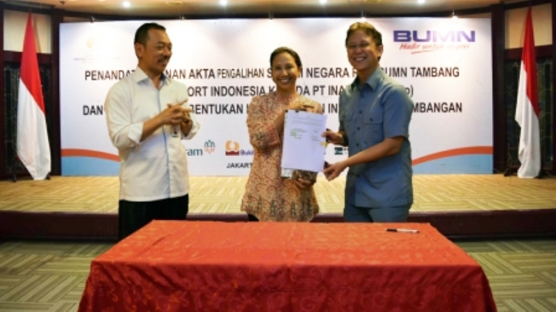 Resmi, Inalum jadi Holding Pertambangan BUMN