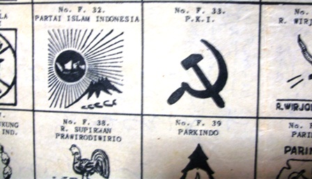Surat suara Pemilu 1955 [Foto: Istimewa]