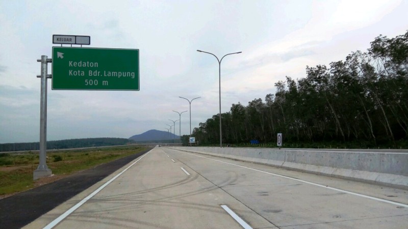 Besok, Jokowi Resmikan Lintas Bakaehuni-Lampung Tol Sumatera