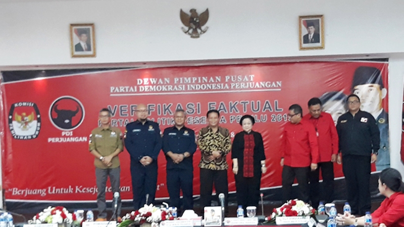 PDI Perjuangan Lolos Verifikasi Faktual