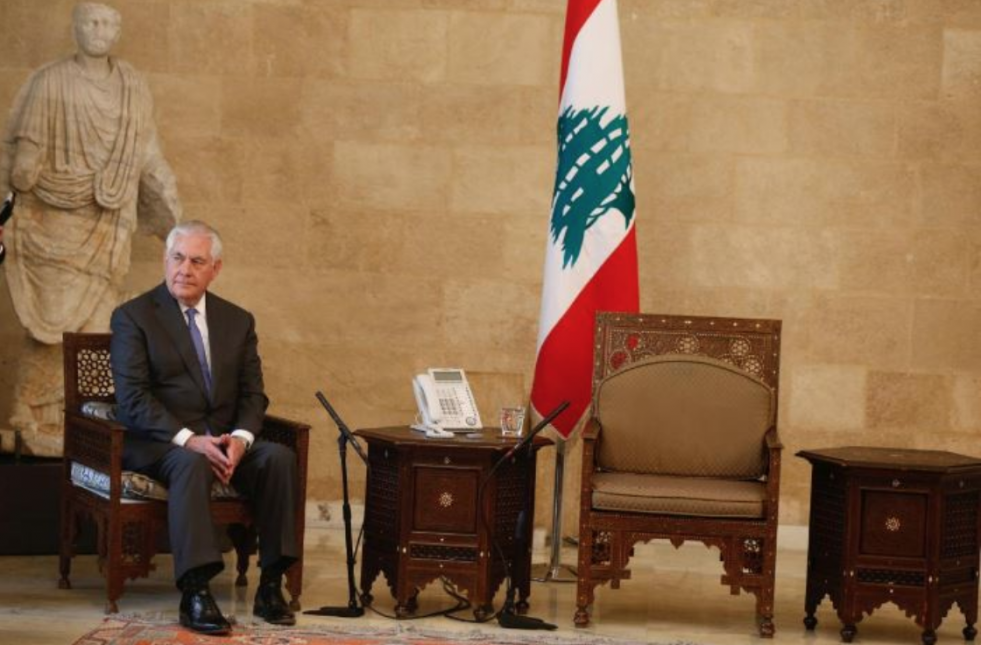 Bertamu ke Lebanon, Menlu AS Rex Tillerson Dibiarkan Menunggu