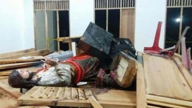 Kapel Santo Zakaria di Sumsel Dirusak, Pelaku Teridentifikasi