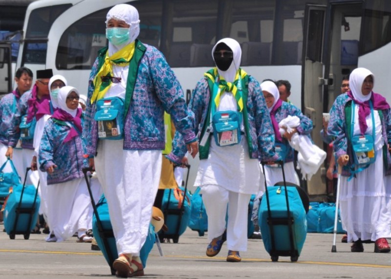 calon jamaah haji Indonesia.