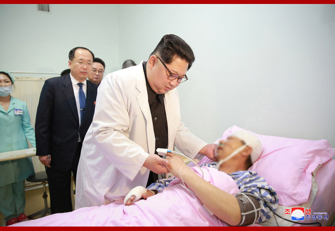 Kim Jong-un Jenguk Korban Kecelakaan Turis China