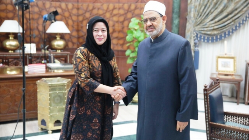 Kembangkan Islam Moderat, Puan Bertemu Grand Sheikh Al-Azhar dan Grand Mufti Mesir