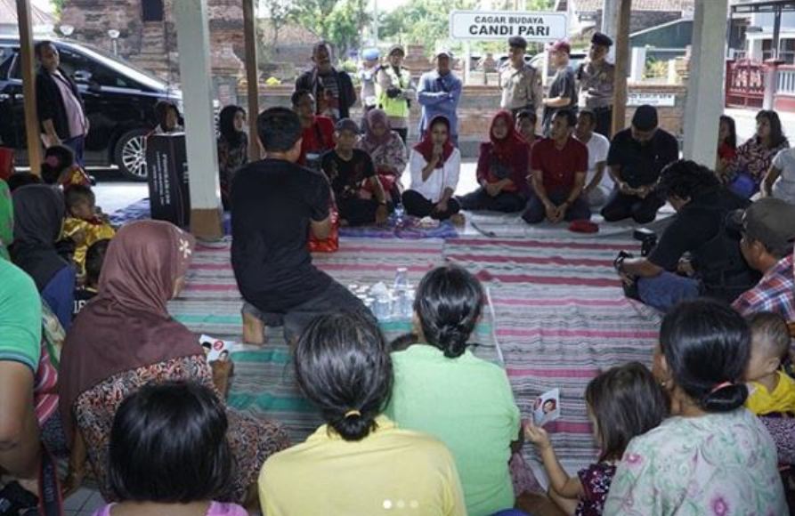 Kunjungi Candi Pari, Puti Janji Perkuat UMKM