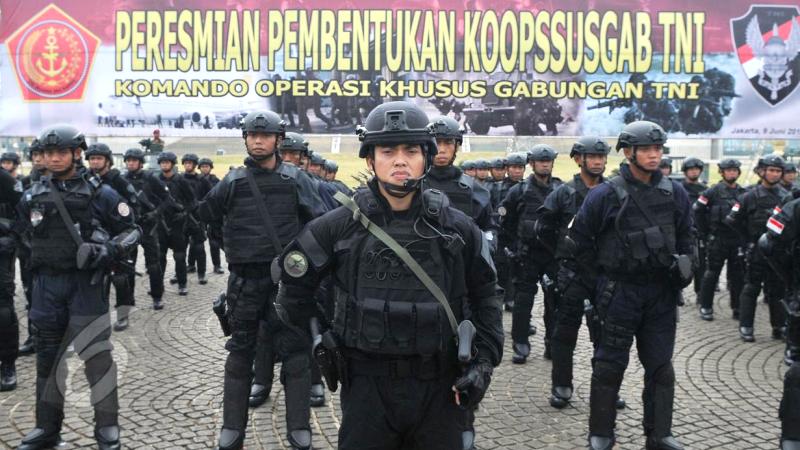 Presiden: Pasukan Khusus Gabungan TNI Dibentuk Jika Situasi Sudah di Luar Kapasitas Polisi