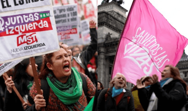 Pro dan Kontra Legalisasi Aborsi: Ribuan Wanita di Argentina Turun ke Jalan