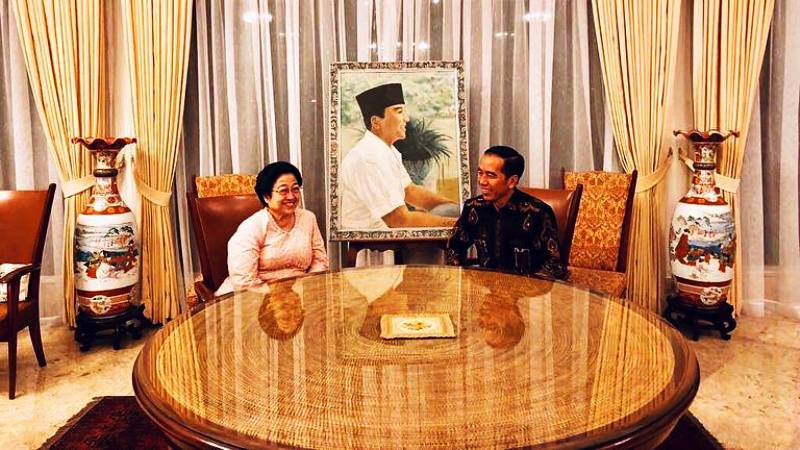 Jokowi dan Megawati Kembali Bertemu di Istana Batu Tulis Bogor
