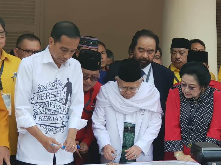 Pilih Maruf Amin, Jokowi Sudah Kalahkan Prabowo