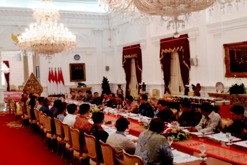 Para Konglomerat Muda Berkumpul di Istana Merdeka