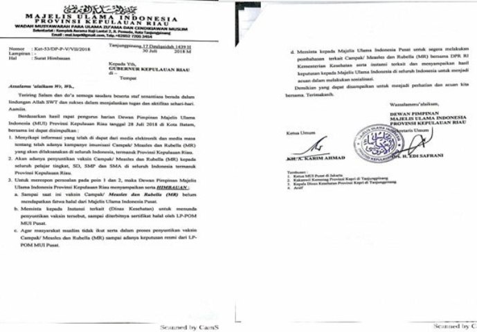 Kemenkes Didesak Urus Sertifikasi Halal Vaksin Rubella