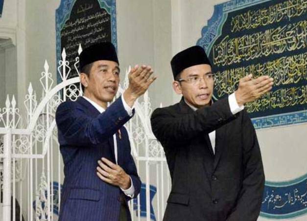 Gempa NTB, TGB Ucapkan Terimakasih Pada Jokowi