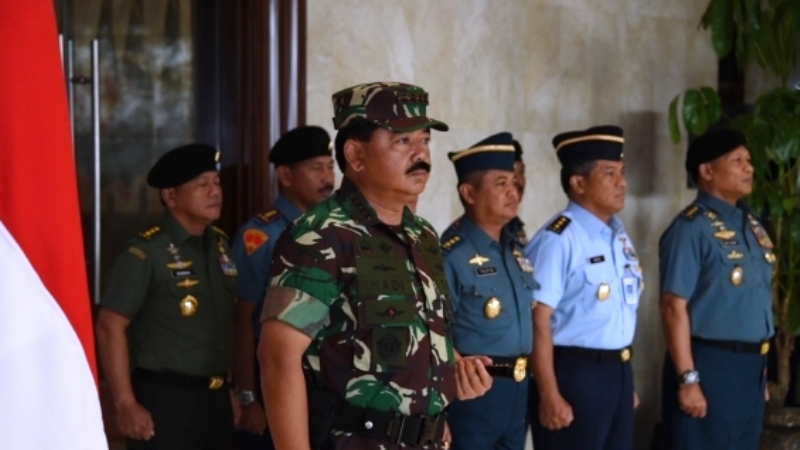 Panglima TNI Mutasi 38 Perwira Tinggi