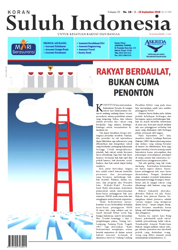 Rakyat Berdaulat, Bukan Cuma Penonton