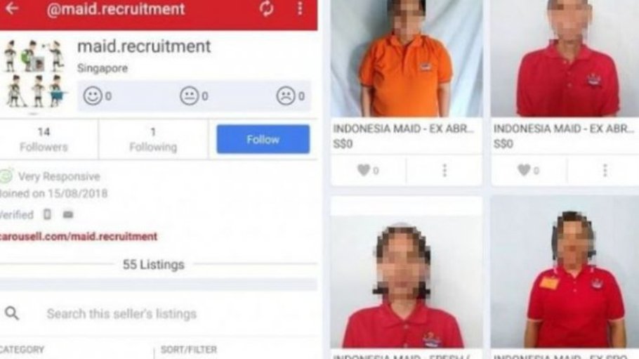 Tak Manusiawi, Jual Beli Online Pembantu Asal Indonesia