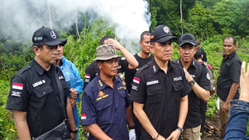 Bareskrim dan Polda Aceh Lakukan Pemusnahan Besar-Besaran Ladang Ganja