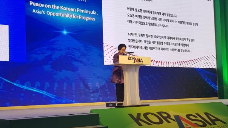 Megawati Paparkan Peran Indonesia dalam Perdamaian Korea Utara-Selatan