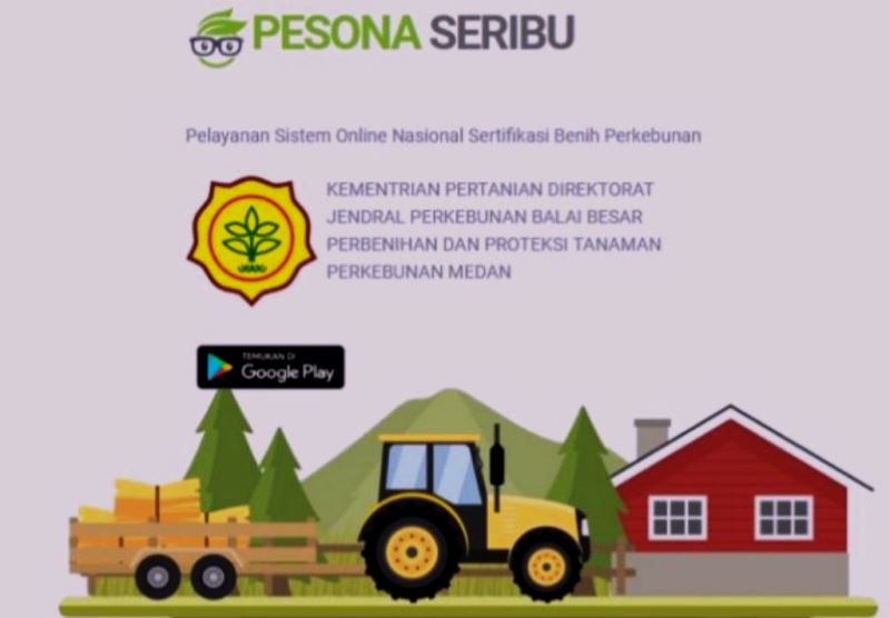 Ada Aplikasi Online Pesona Seribu untuk Sertifikasi Benih Perkebunan