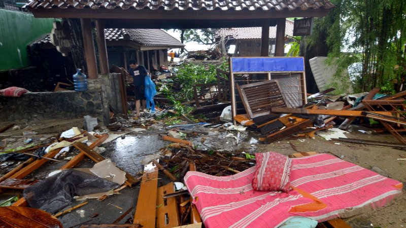 Tsunami: Korban Meninggal di Banten dan Lampung Sebanyak 248 Orang