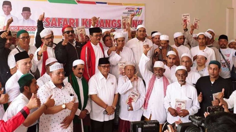 Ratusan Habib Jatim Deklarasikan Dukungan pada Jokowi-Ma’ruf Amin