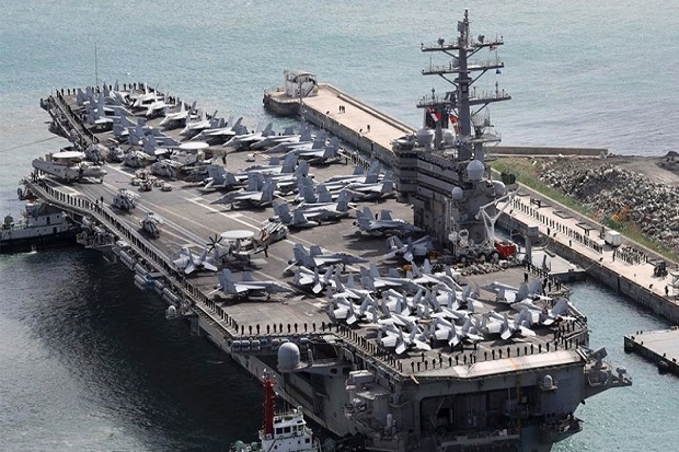 Kapal Induk Amerika Serikat di dekat Perairan China