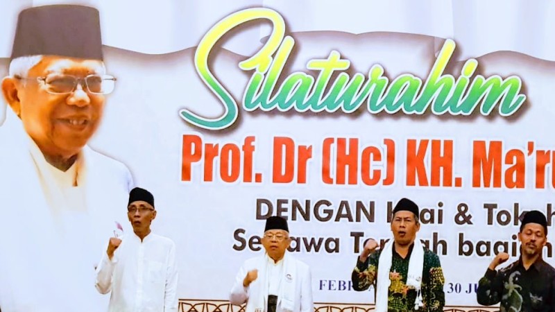 Ma’ruf Amin Minta Nahdliyin Siapkan Landasan 100 Tahun Kedua NU