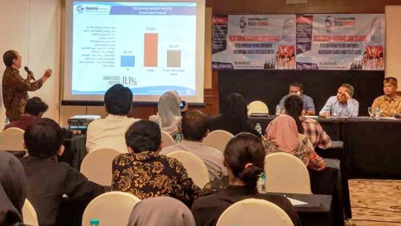 Survei: Elektabilitas Jokowi-Ma’ruf 55 Persen, Prabowo-Sandi 33,2 Persen