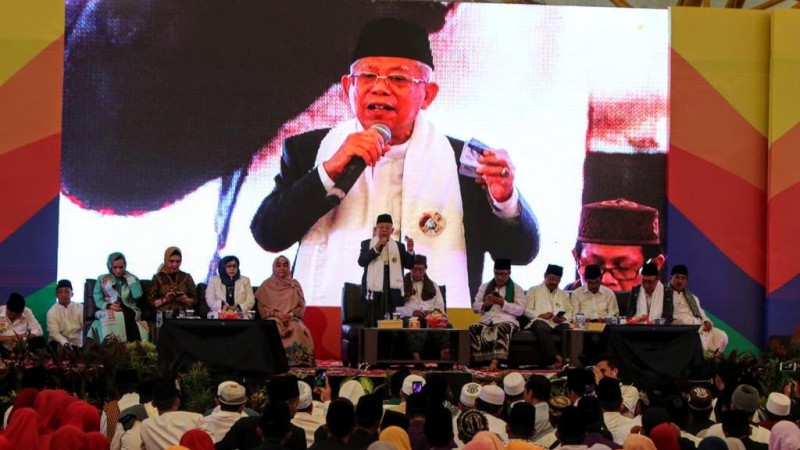Debat ke-4, Kiai Ma’ruf Optimistis Jokowi Ungguli Prabowo