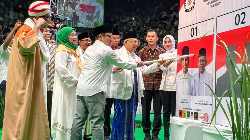 Kiai Ma’ruf Hadiri Majelis Taklim Bersholawat di Istora Senayan