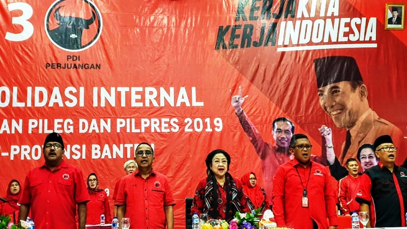 Megawati Pimpin Rapat Konsolidasi Internal Partai di Banten