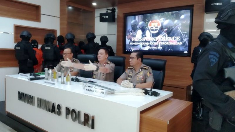 Polri: Teroris Berencana Beraksi Manfaatkan Pengumuman Rekapitulasi Pemilu KPU