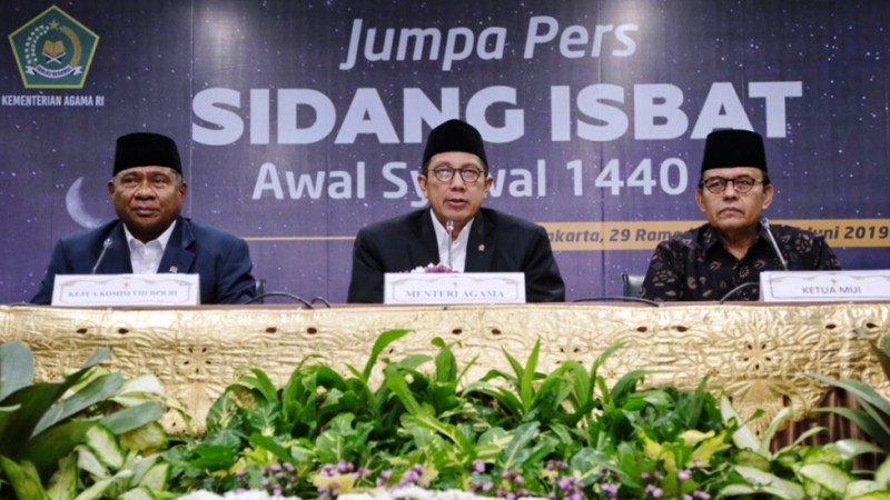 Pemerintah Tetapkan 1 Syawal Jatuh Rabu Lusa