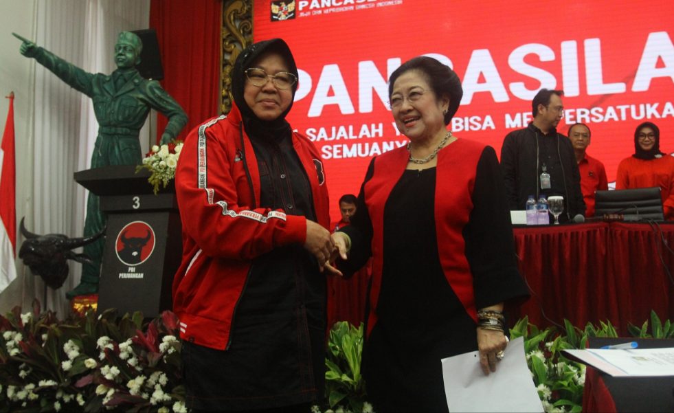 Megawati Lantik Risma Jadi Ketua DPP PDI Perjuangan