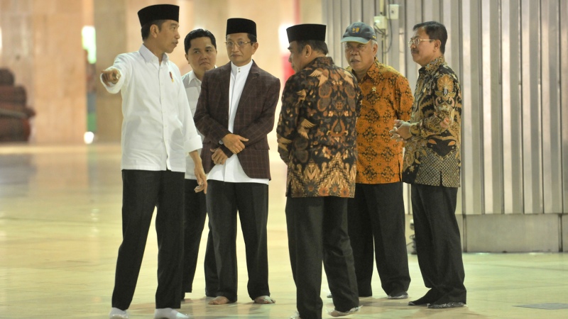 Presiden Tinjau Sterilisasi Istiqlal