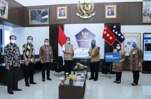 bank bjb Kembali Salurkan Bantuan kepada Gugus Tugas untuk Lawan Covid-19