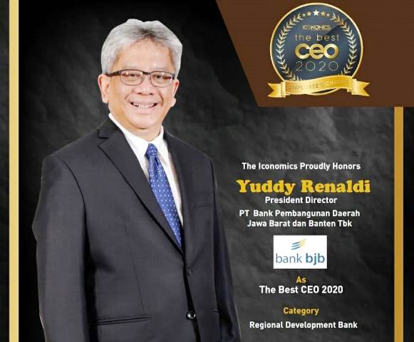 Dirut bank bjb Diganjar ‘BEST CEO In Regional Development Bank Category’