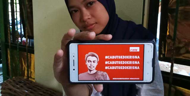 Reaksi Pengguna Internet Mengecam SK DO Mahasiswa FISIP UNAS/twitter