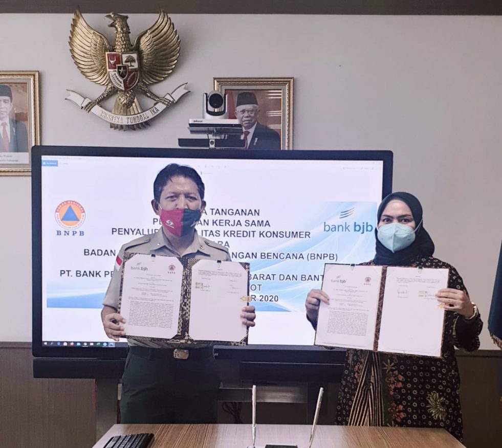 Ekspansi Kredit Konsumer, bank bjb Jalin Kerja Sama dengan BNPB