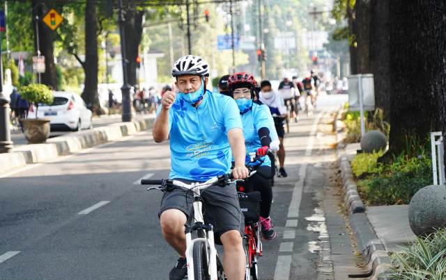 Acara bjb Cycling DigiCash V-Ride Seri ke-3 Berlangsung Semarak