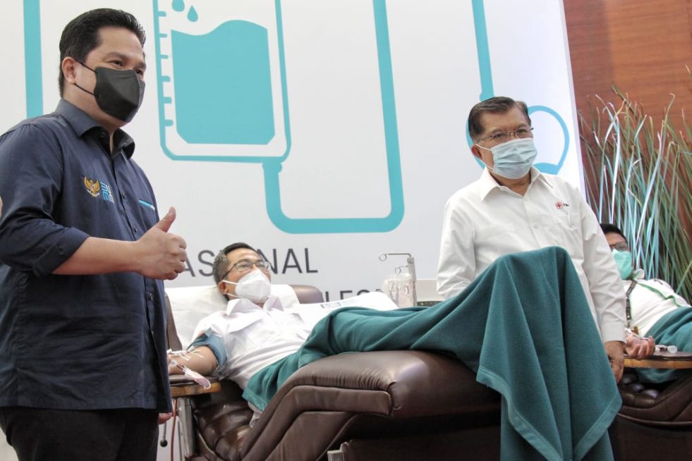 Plasma BUMN untuk Indonesia Diluncurkan, Direksi BNI Ikutan Donor